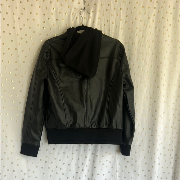 White Birch Black Faux Leather Jacket.Size S - Picture 5 of 13
